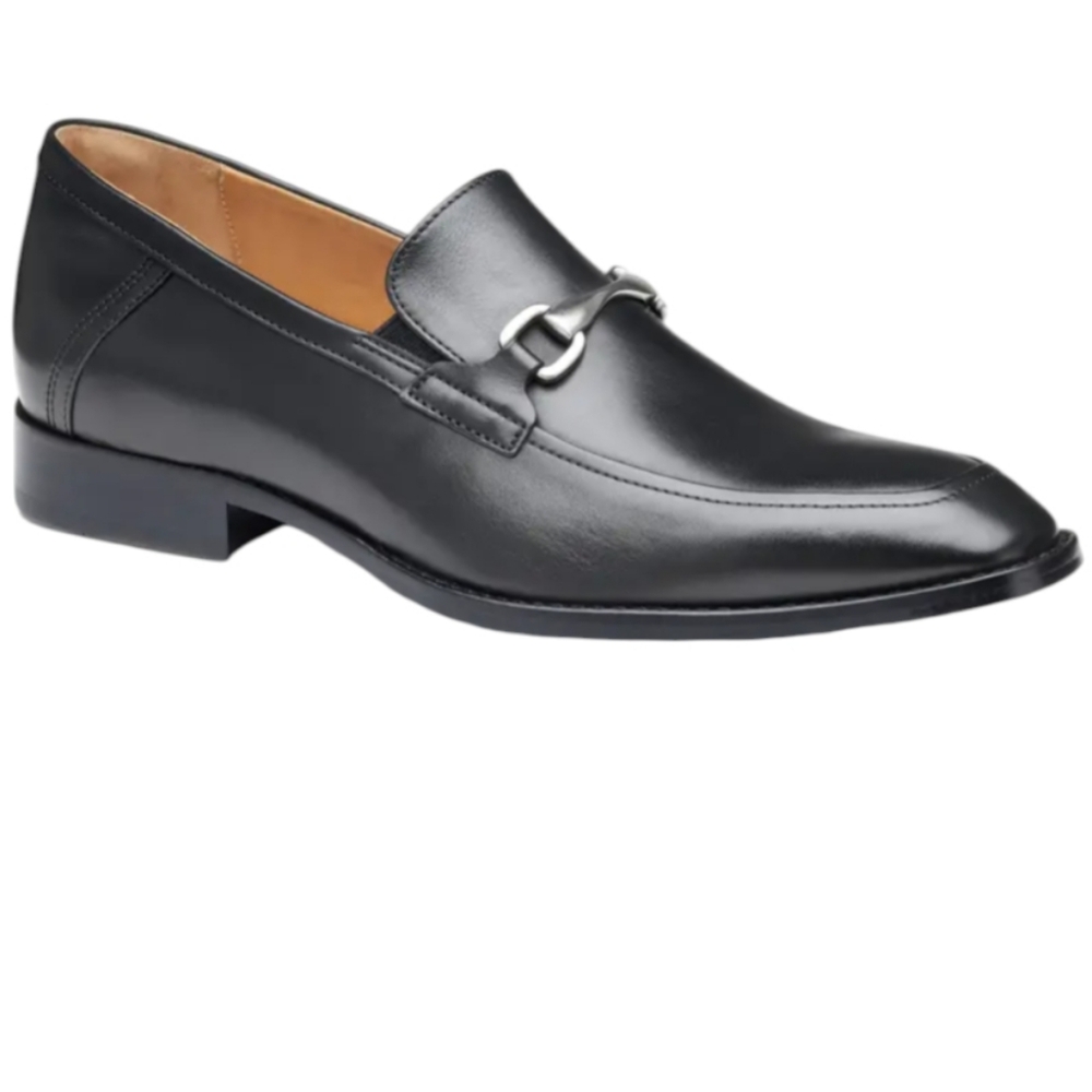 Johnston & Murphy Richland Bit Black Loafers,.....Size 11